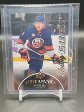 2021-22 UD Young Guns Canvas Black Robin Salo New York Islanders 