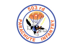 4" 503rd parachute infantry regiment army bumper sticker decal usa made