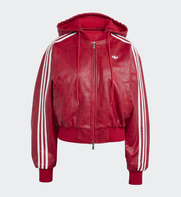 ★人気★ adidas originals Adilenium Season 3 Vintage Jacket adidas Adilenium Season 3 Vintage Faux Leather Women's