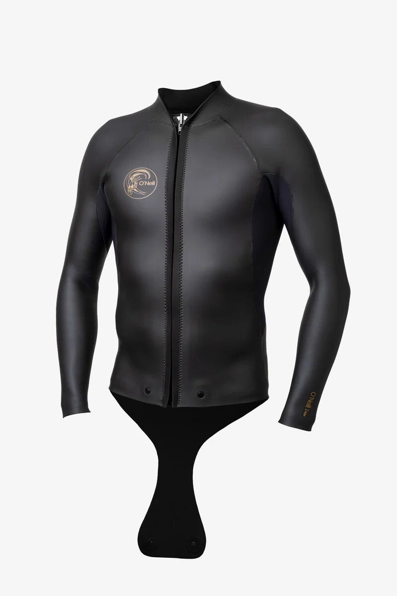 O'Neill Gilet Termico Uomo Con Cappuccio In Neoprene – Nero, XX-Large, Protezione UV 50+