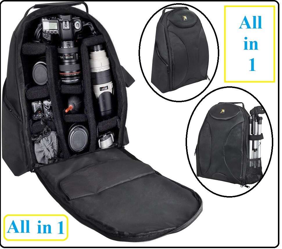Pro Backpack Case For Nikon D100 D200 D7000 D700 D5000 F6 J3 V2 J2