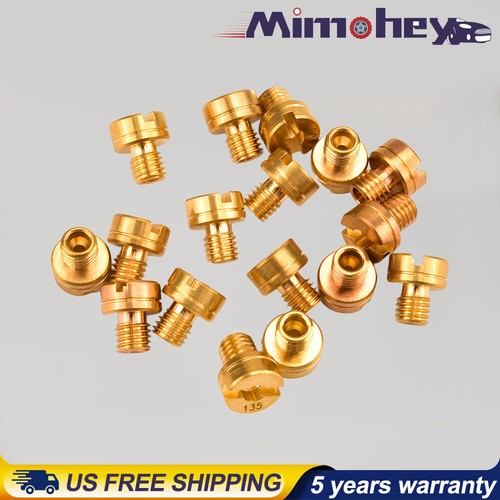 42Pcs Carburetor Jet Kit for Mikuni Main N100.604 VM28/486 VM4/042 VM22/210 USA - Foto 8 di 8
