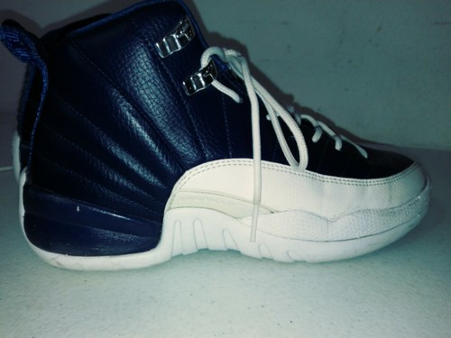 black blue jordan 12