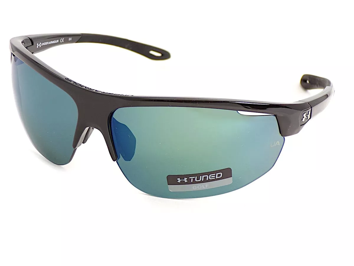 Under Armour Sunglasses Clutch Black/ Golf Tuned Mirror Lenses UA 0002/G/S  284