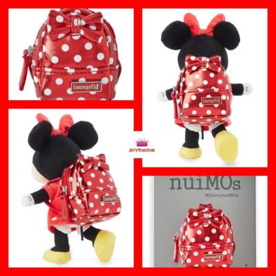 Disney nuiMOs Loungefly Minnie Mouse Red Polka Dot Backpack