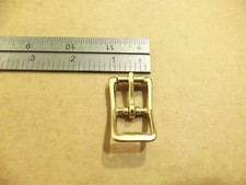 5/8" Solid Brass Middle Bar Roller Buckle Pack Of 5 
