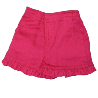 Hot Pink Shorts with Ruffle Trim Fits 18'' Girl Dolls