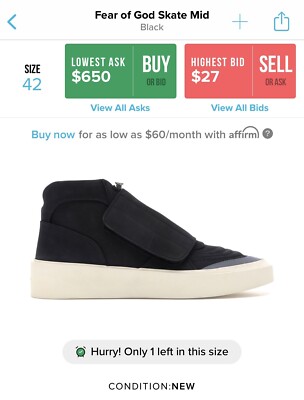 fear of god mid