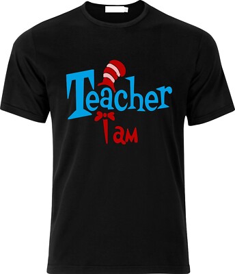 T-Shirt Lehrer ich bin lustig Humor DTF vollfarbig Erwachsene Baumwolle