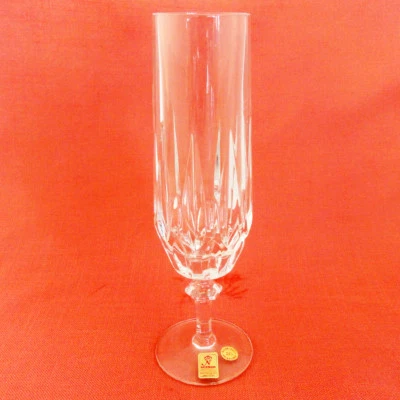 PATRIZIA by Nachtmann Crystal Flute Champagne 7.5" tall NEW NEVER USED Germany
