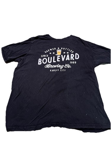 T-shirt Lakeland FL Brewing Co Bleu - Hanes, Taille 2XL, Occasion Très Bon état, Basique