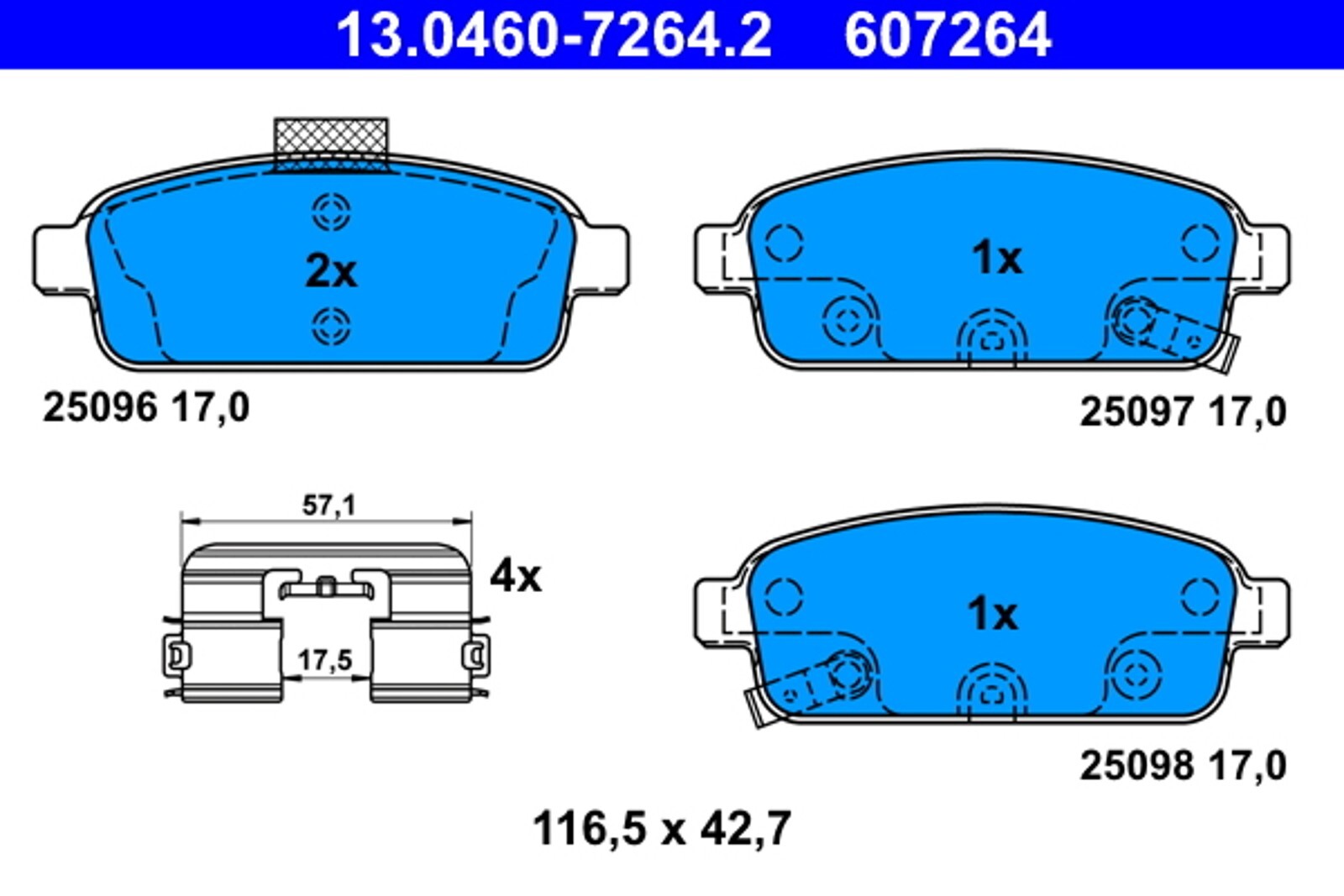 Plaquettes de frein Opel Mokka et Astra anti-vibration pour supprimer les sifflements au freinage