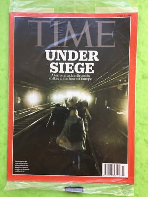 TIME Magazine - SEALED COPY - April 4th 2016 - Under Siege - A Terror Attack