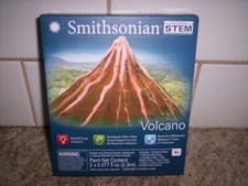 Smithsonian STEM Earth Science Build  Erupt a Volcano Kit Ages 8 NIB