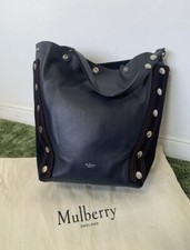 Mulberry Women’s Blue Camden Smooth Calf Stud Hobo Bag & Dust Bag VGC
