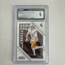 Panini 2018 Contenders Draft Picks Collegiate Ticket Josh Allen #3 RC CGC 9