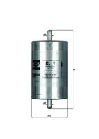 Mahle Kraftstofffilter U.A. FüR Alfa Romeo, Alpina, Alpine, Austin, BMW