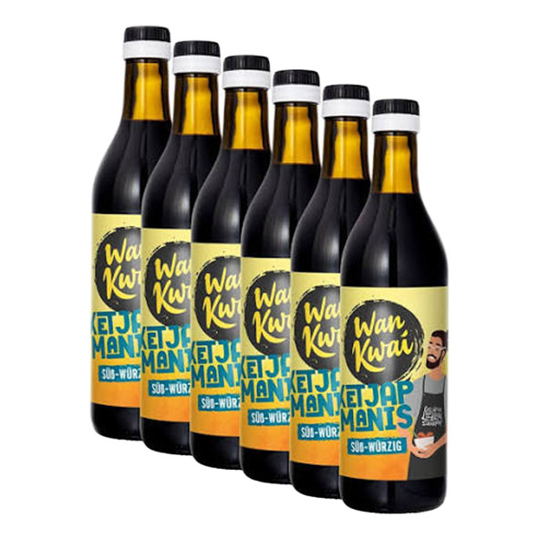 Salsa de soja Wan Kwai Ketjap Manis, 500 ml, 6er