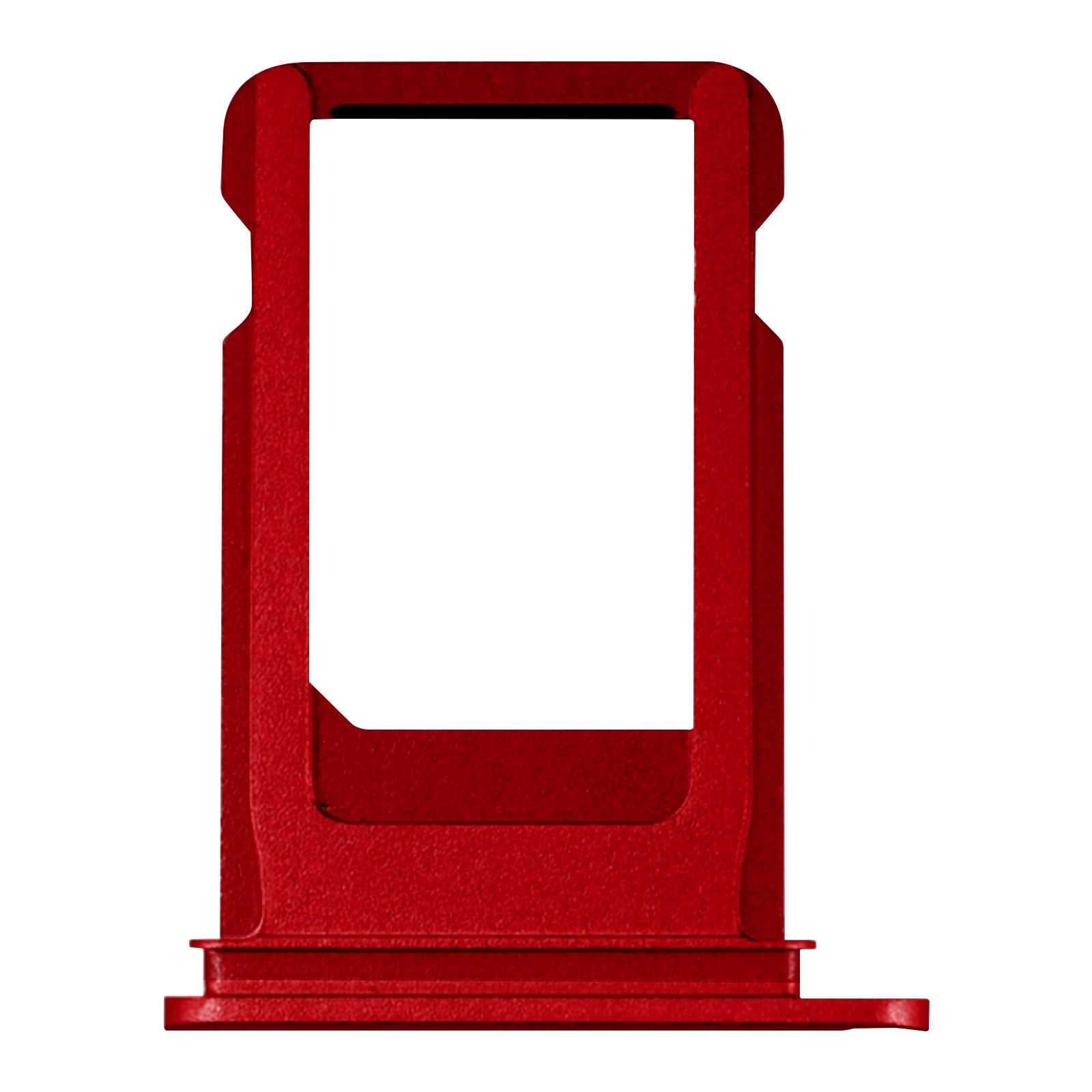 Tiroir carte SIM iPhone 7 rouge idéal pour changer d'opérateur en voyage