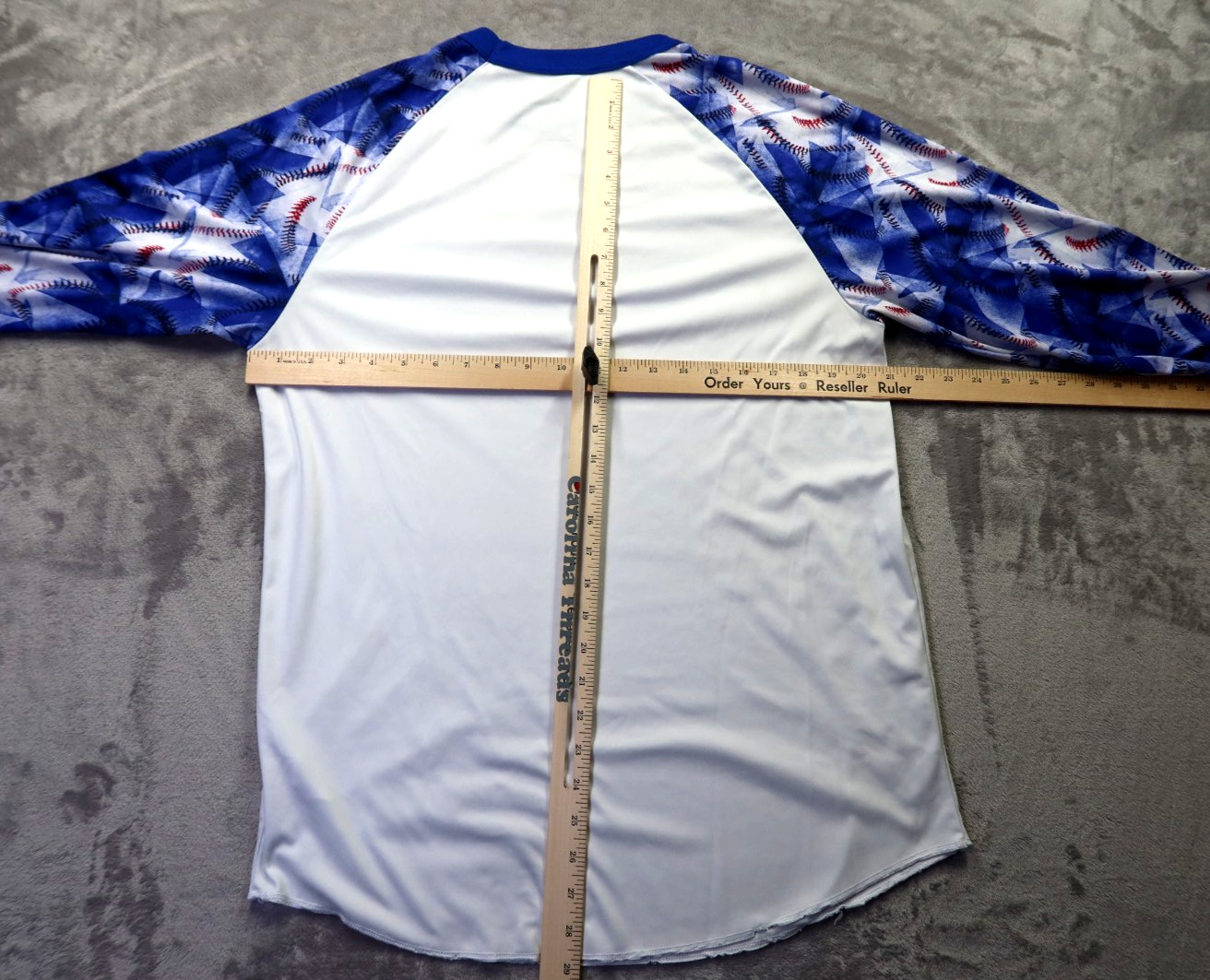 Adidas Performance Baseball Softball Print Raglan… - image 6