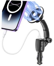 for MagSafe Car Mount Cigarette Lighter Dual USB Wired Charger Magnetic