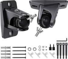 Speaker Wall  Ceiling Mount, Universal Bracket for Small Rear Satellite Surroun
