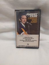 JOHNNY CASH I WALK THE LINE Cassette COLUMBIA 16 10 0072 Vintage See Pictures