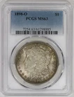 1898-O $1 Morgan Silver Dollar PCGS MS63 Toned