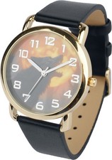 Wolf Armbanduhren Unisex  schwarz/goldfarben Standard