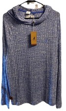 KANGOL Men’s Light Blue Hooded Sweater Soft Pullover Lightweight Sz. L NWT