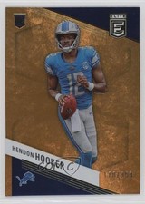 2023 Panini Donruss Elite Rookies Orange 170/399 Hendon Hooker #142 3c2