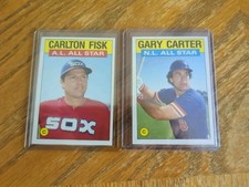 1986 Topps Baseball Fisk&Carter All-Stars Cards#708&719