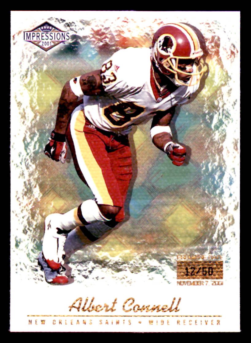 2001 Pacific Canvas Impressions #83 Albert Connell /50 Premiere Date Saints