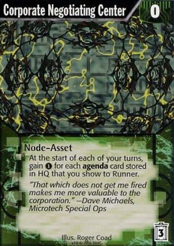 Corporate Negotiating Center - Limited - v1.0 - Netrunner