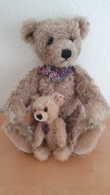 Steiff  Teddies ''Flora und Florinchen'', 2er Set,  36 / 14 cm, lim. 750 Stück