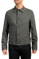 Hugo Boss Men's "Carbyn" Gray Wool Button Down Jacket US 38R IT 48R