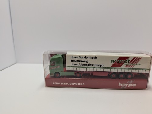 Herpa 065085 modelos en miniatura N/1:160 Wandt Spedition MB Actros | Condition: Gebraucht