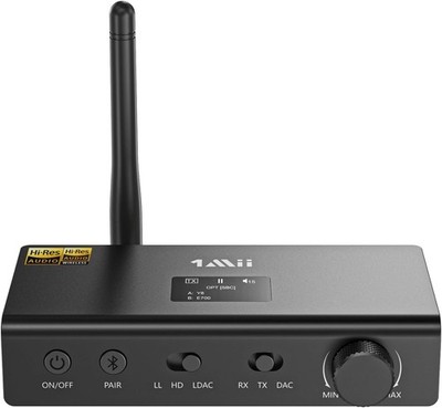HiFi Bluetooth Audio Transmitter Empfänger DAC LDAC aptX HD LL OLED 7.1