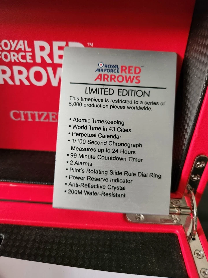 Citizen red arrows Navihawk watch - image 3 of 4