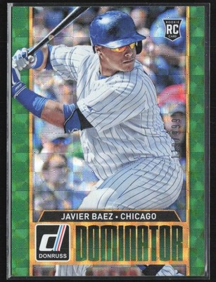 Javier Baez 2015 Donruss Elite Dominator RC /999 #15 Chicago Cubs