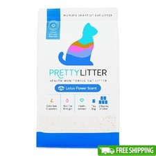 Health Monitoring Cat Litter Lotus Flower Scent Odor Control 8lb Non-Clumping US