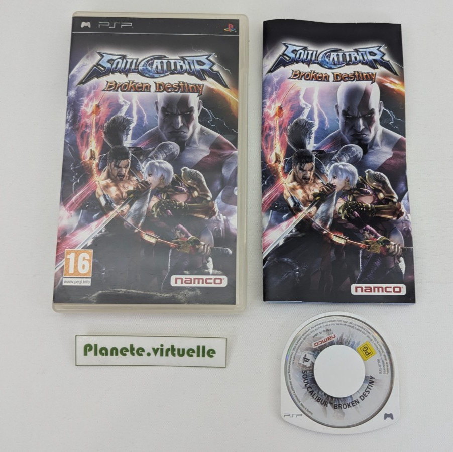 SOULCALIBUR BROKEN DESTINY SONY PSP EUR FR🌟