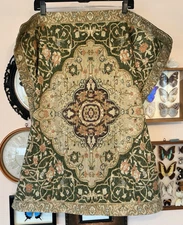 1 Rare RALPH LAUREN Rutherford Park Green Tapestry EURO PILLOW SHAM LRL