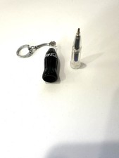 Porte-clés vintage Coca Cola bouteille cachée mini stylo poche porte-clés. Rare.