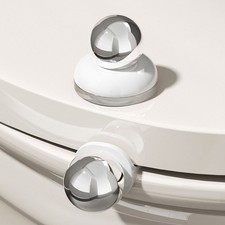 Standard Fit Toilet Seat Lid Lifter and Opener Kit with Minimal Design