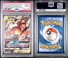 Reshiram & Charizard GX SM201 Sm Holo PSA 8 Near-Mint