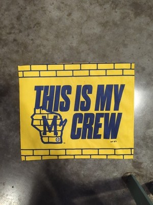 2025 Milwaukee Brewers NLCS Game 2 Rally Towel - 10/14/25 This Is My Crew