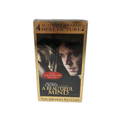 A Beautiful Mind VHS Tape New Sealed Russell Crowe Drama Film