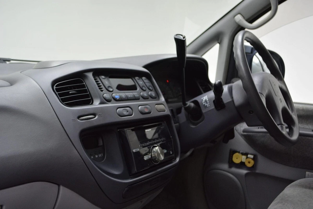 1997 Delica interior photo showing steering wheel on the right side