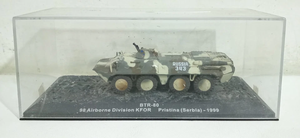 I119966 DE AGOSTINI 1/72 - BTR-80 98 Airborne Division KFOR - Serbia 1999 - Immagine 2 di 4